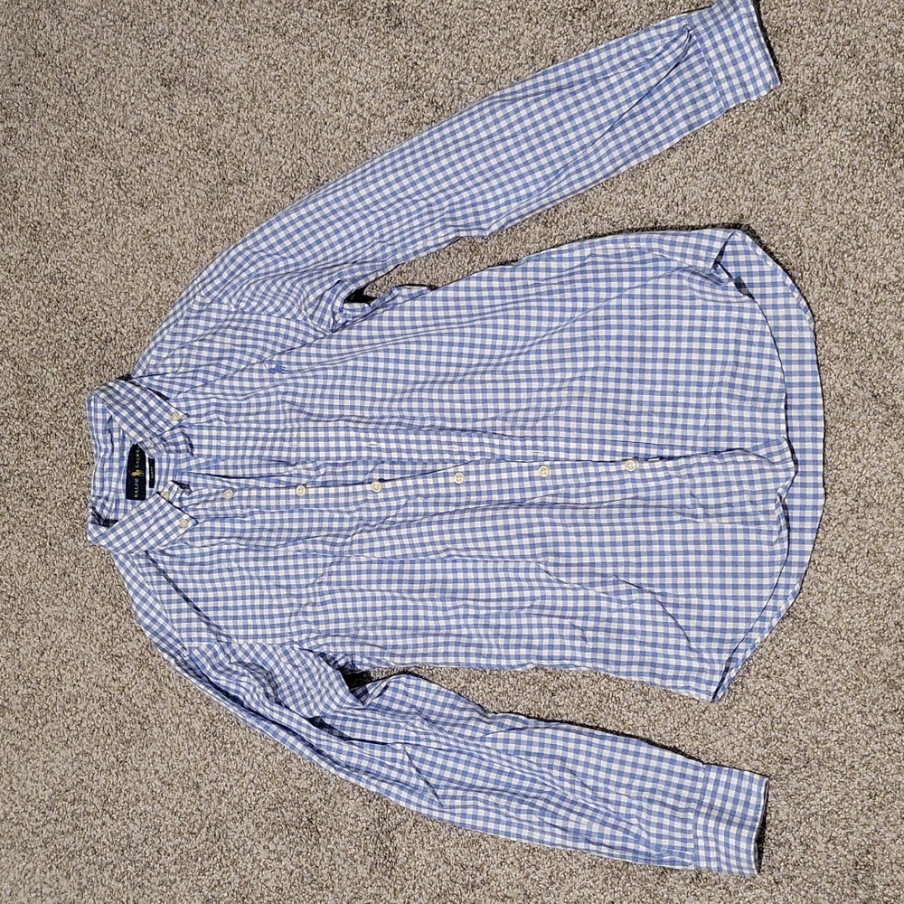Ralph Lauren Gingham Slim Fit Button Down